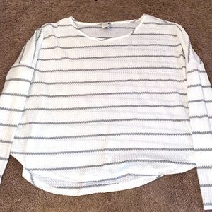 Cute White and Gray sweater